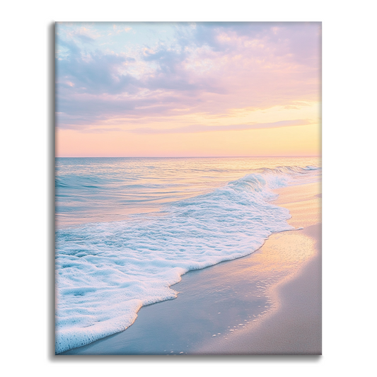 Plage paisible de l'aube - Peinture par numéros