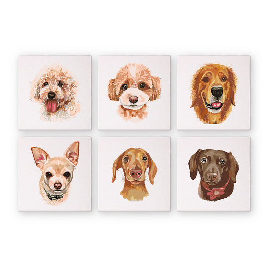 Ensemble de chien - Peinture par numéros