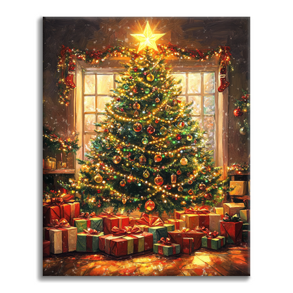 Sapin de Noël - Peinture par numéros