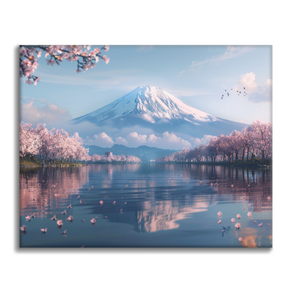 Mont Fuji – Peinture par numéros