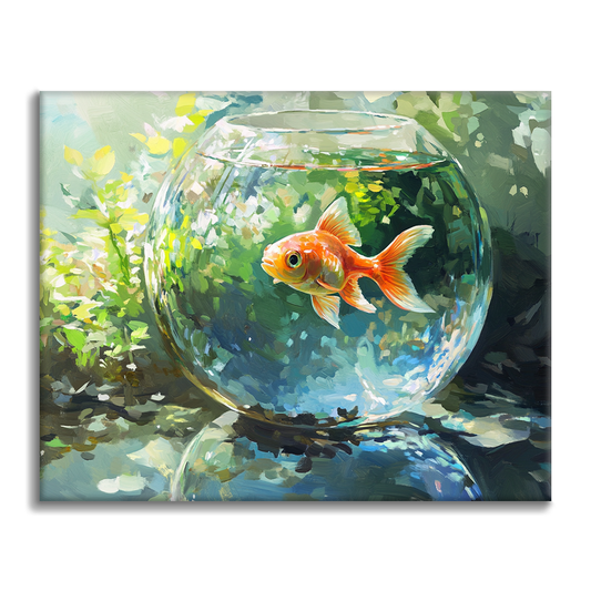 Poisson Rouge - Peinture par Numéros