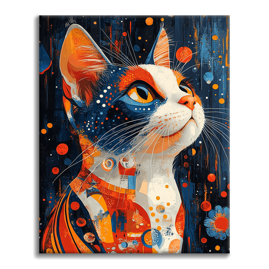 Chat Calico - Peinture par Numéros