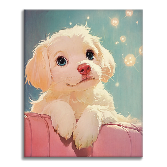 Moments canins douillets - Peinture par numéros