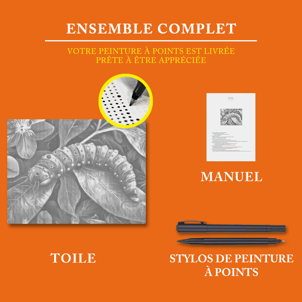 Chenille - Peinture à Points