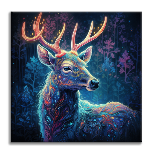 Cerf magique – Peinture par numéros