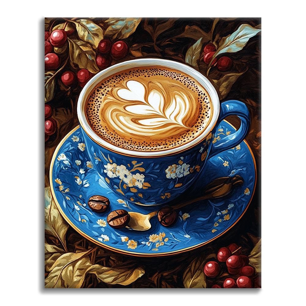 Heure du Café - Peinture par Numéros