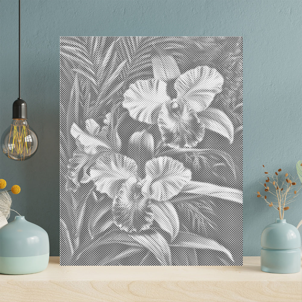 Orchidée rose - Peinture à points
