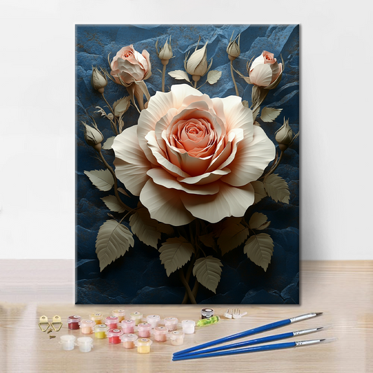 Rose flétrie - Peindre par numéros