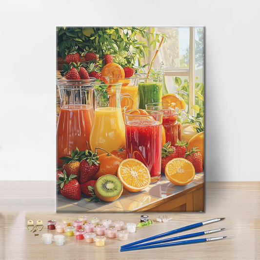 Jus de fruits Sunny Kitchen – Peinture par numéros