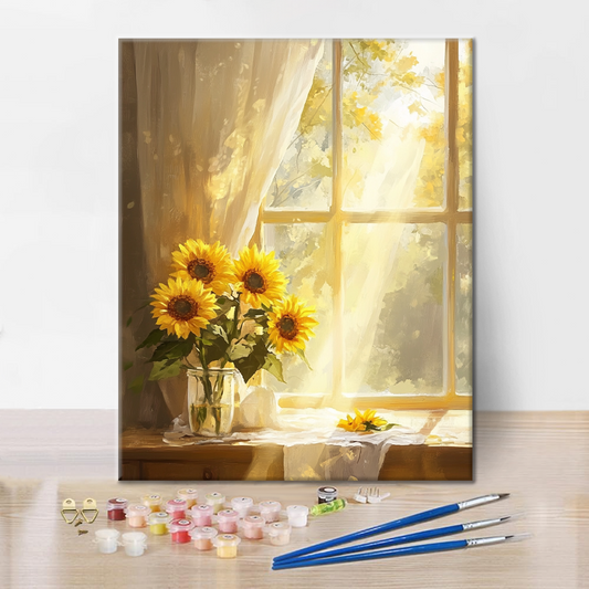 Tournesols - Peinture par Numéros