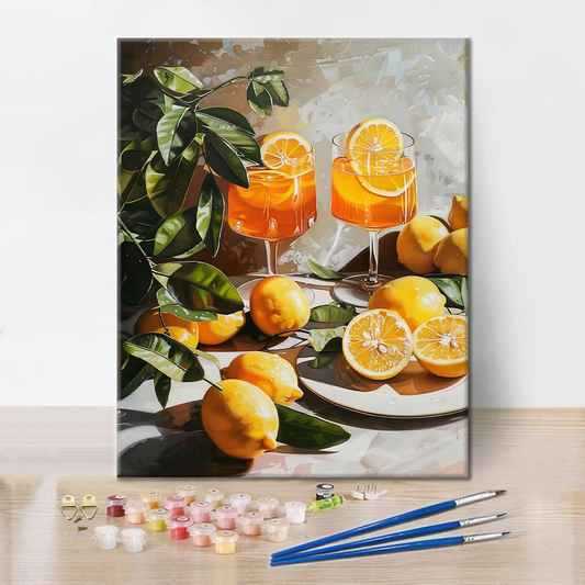 Boisson d'été - Peinture par numéros