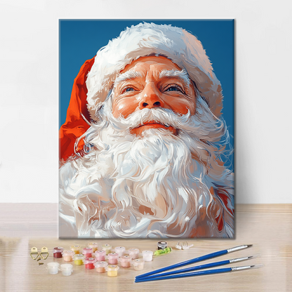 Le gentil Père Noël - Peinture par numéros