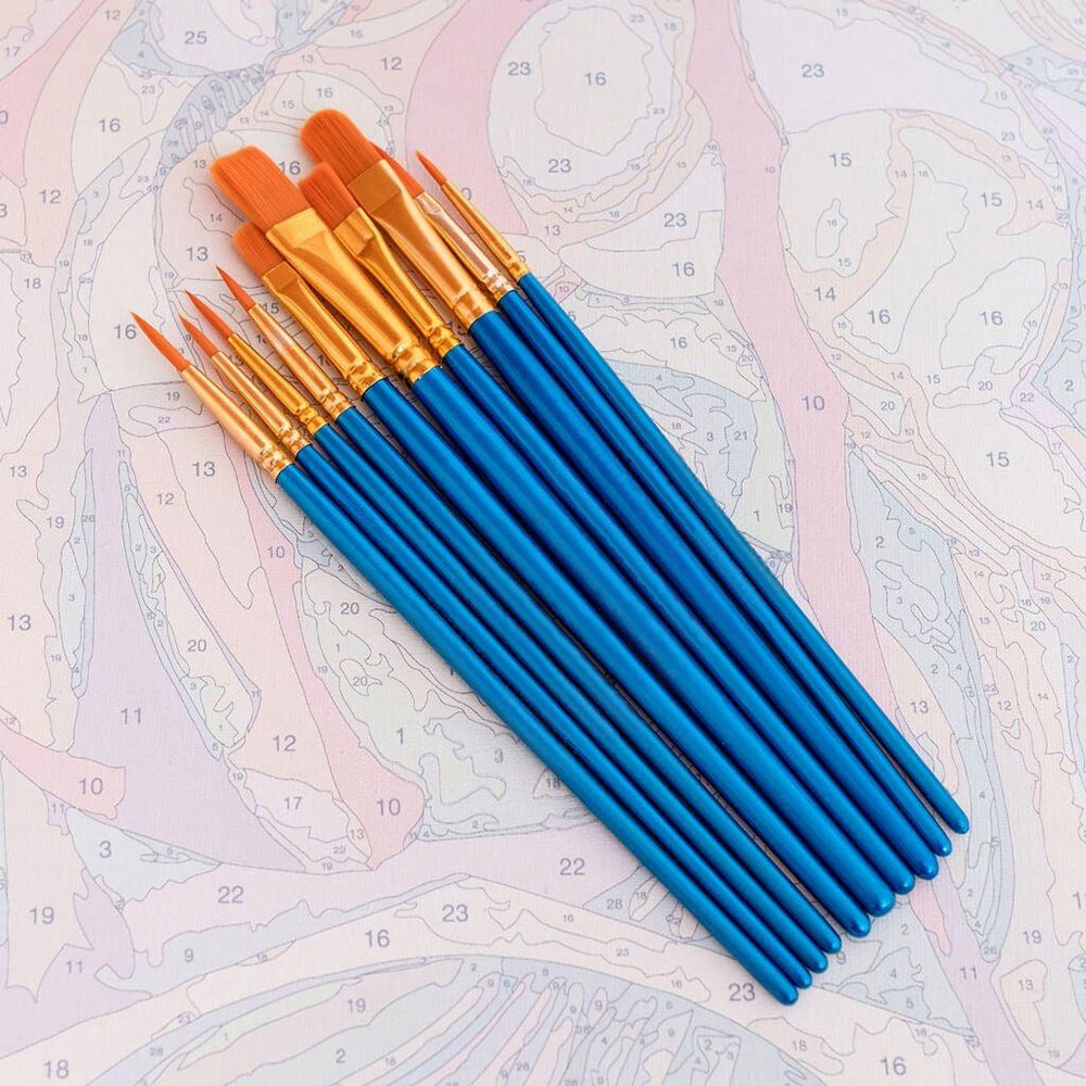 Ensemble de pinceaux Pro (10 pièces)