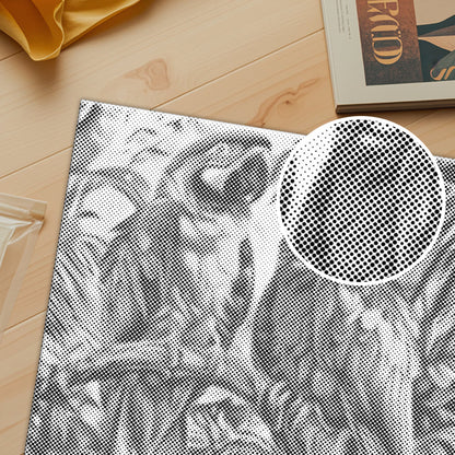 Oiseau perroquet - Peinture à points