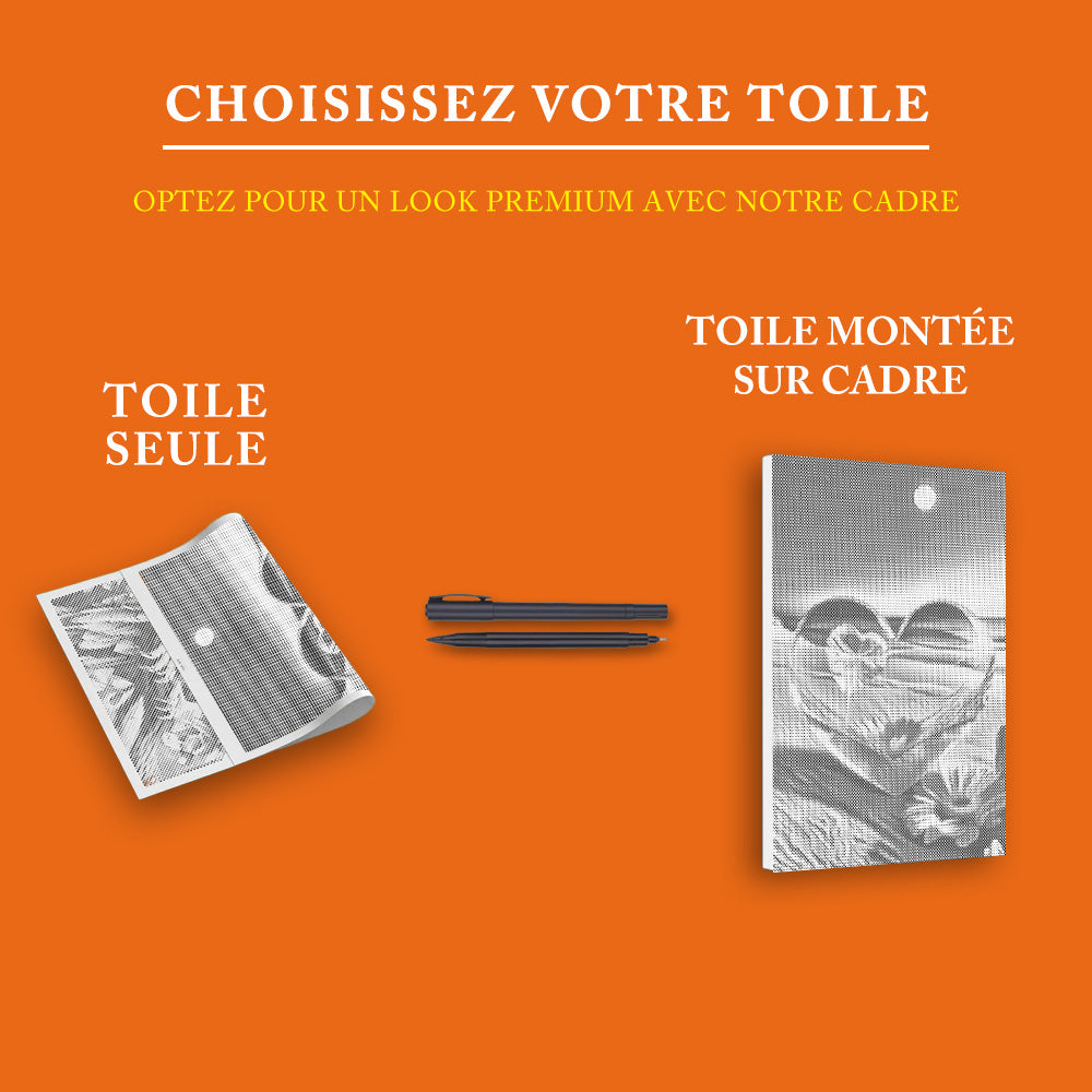 Cœur de cristal - Peinture à Points