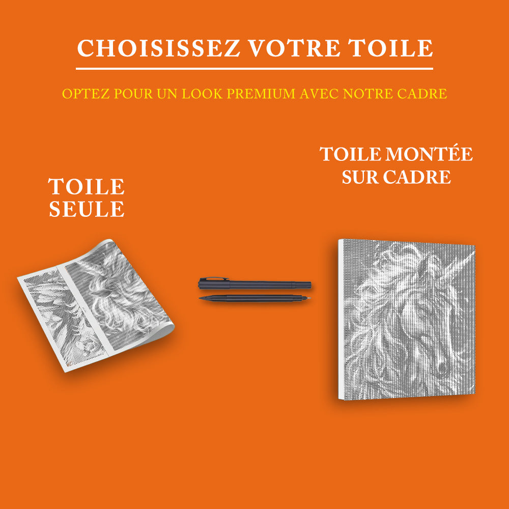 Licorne majestueuse - Peinture à Points