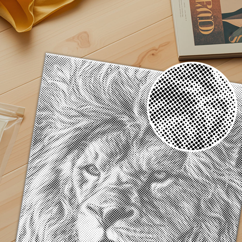 Lions géants africains - Peinture à points