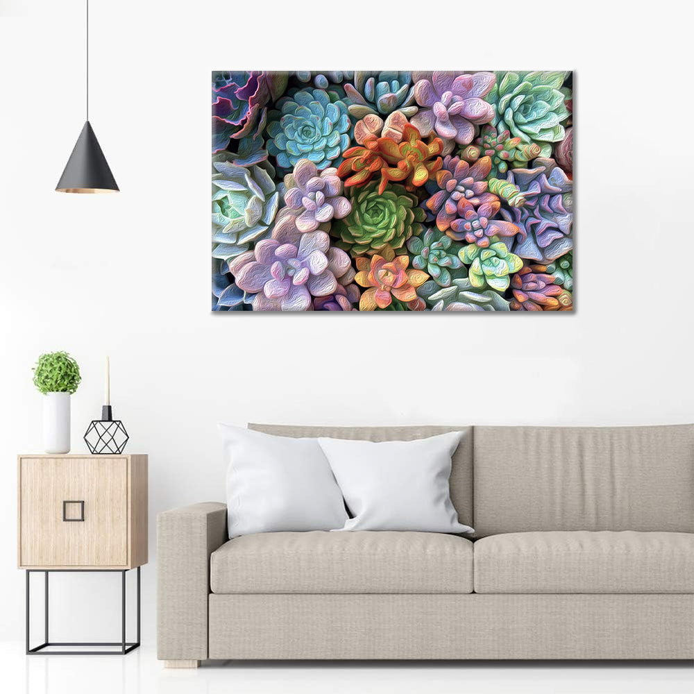 Plantes succulentes – Peinture par numéros