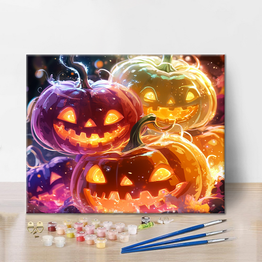 Jack Lantern – Peinture par numéros