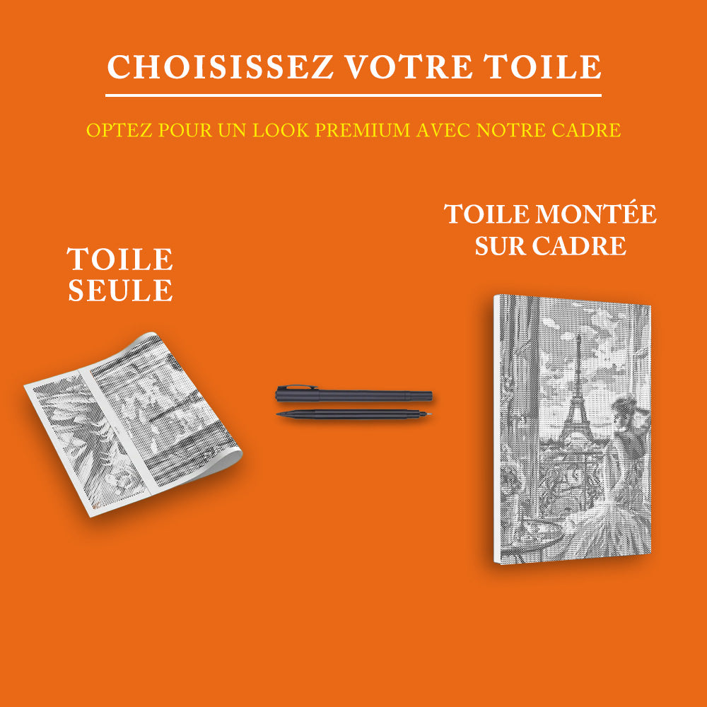 Rêve rose - Peinture à Points