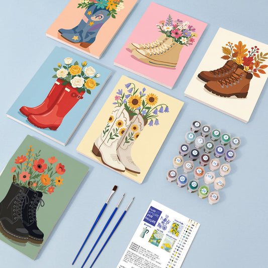 Des fleurs dans les chaussures