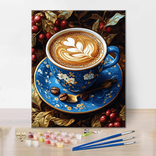 Heure du Café - Peinture par Numéros