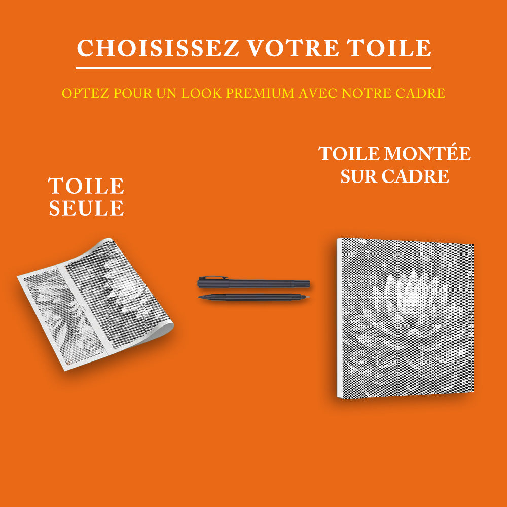 Fleur de lotus mystique - Peinture à Points