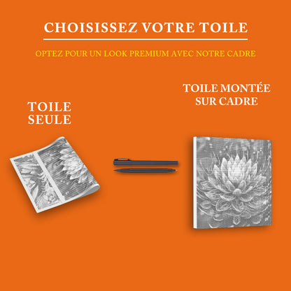 Fleur de lotus mystique - Peinture à Points