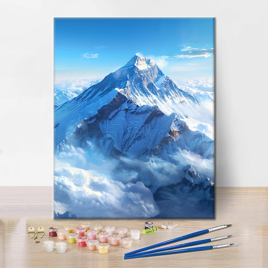 Mont Chomolungma – Peinture par numéros