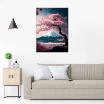 Fleurs de cerisier - Peinture par numéros