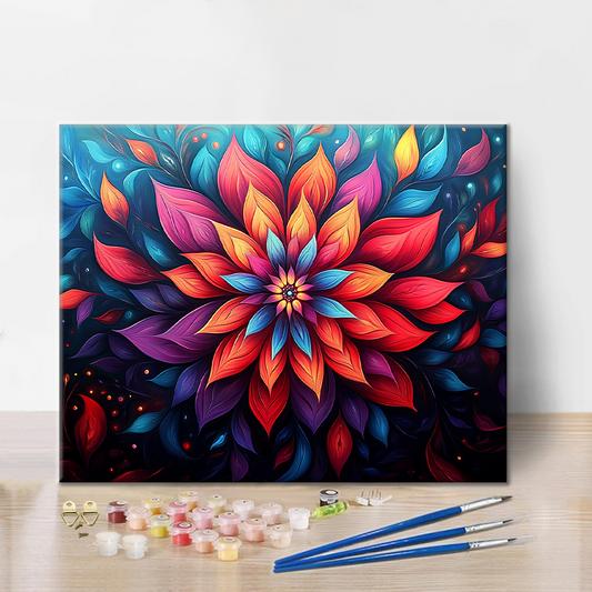 Mystic Bloom – Peinture par numéros
