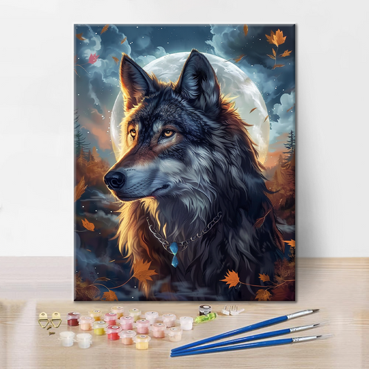 Le Roi des Loups – Peinture par numéros