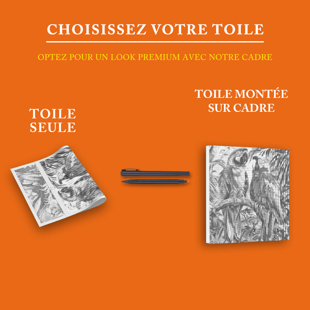 Perroquet - Peinture à Points