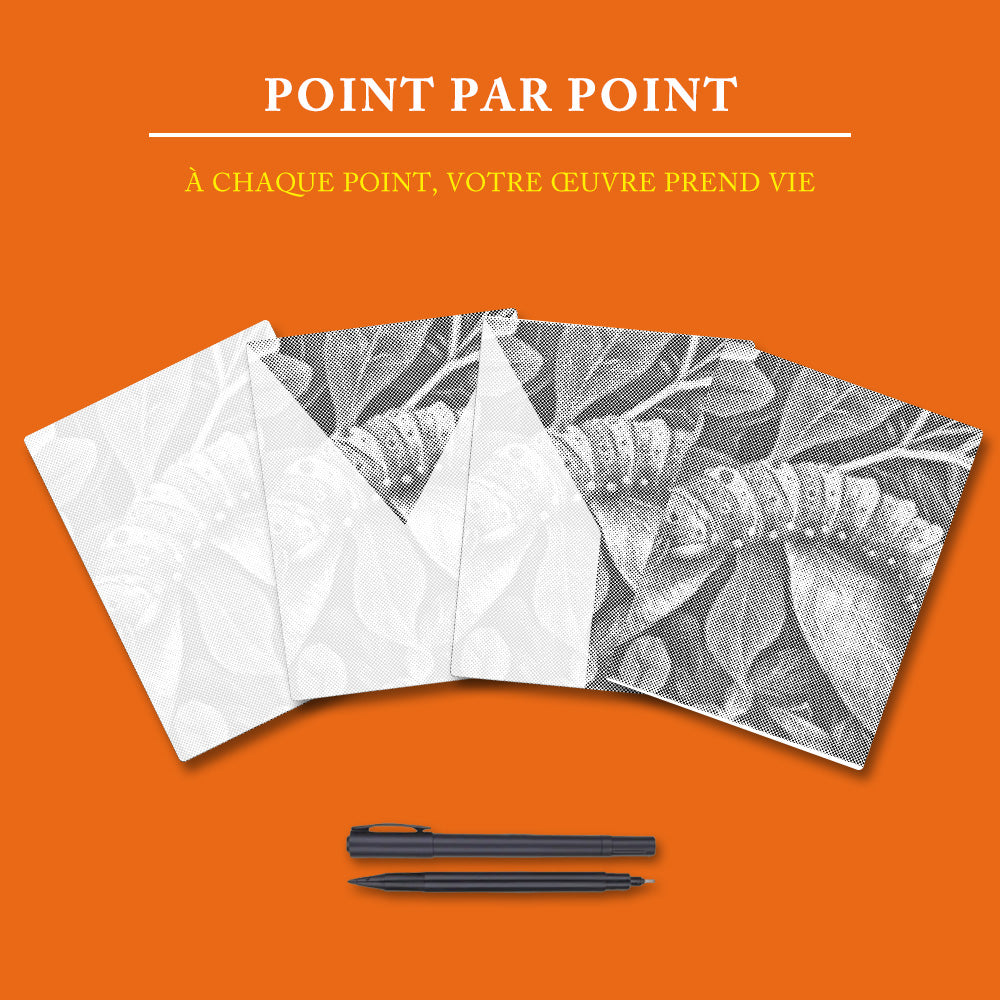 Chenille - Peinture à Points