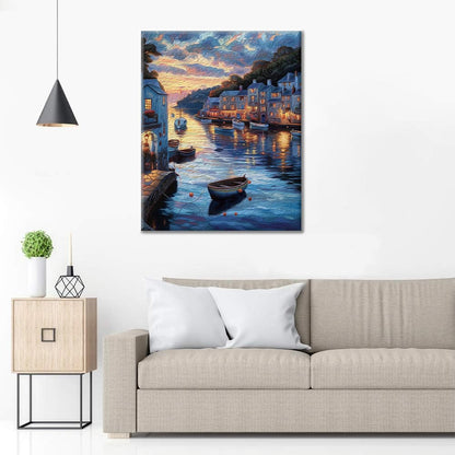 Sunset Town – Peinture par numéros