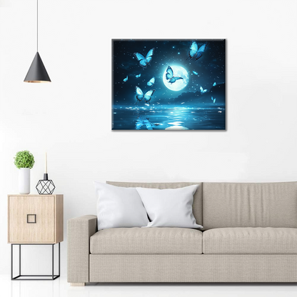 Papillon au clair de lune – Peinture par numéros
