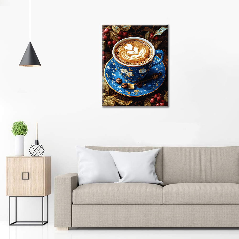Heure du Café - Peinture par Numéros