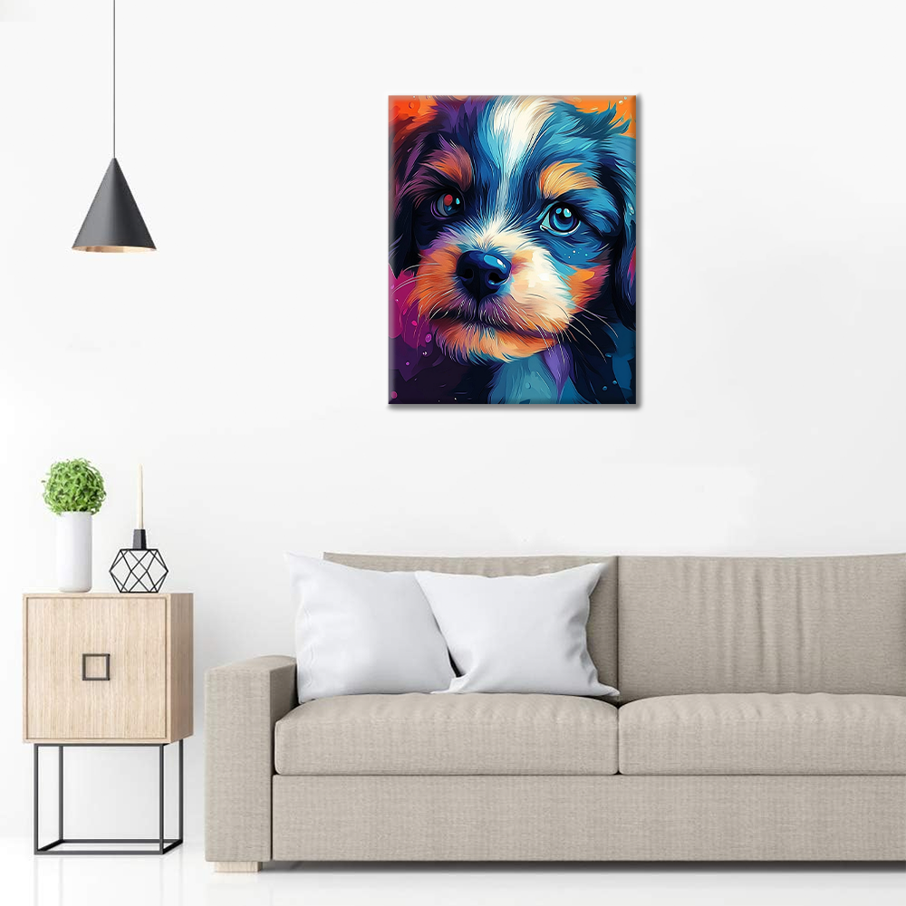 Schnauzer – Peinture par numéros