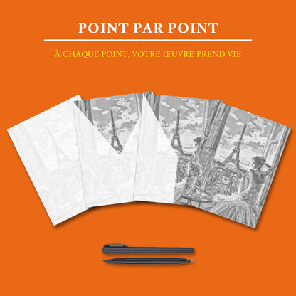 Rêve rose - Peinture à Points