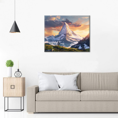 Cervin – Peinture par numéros