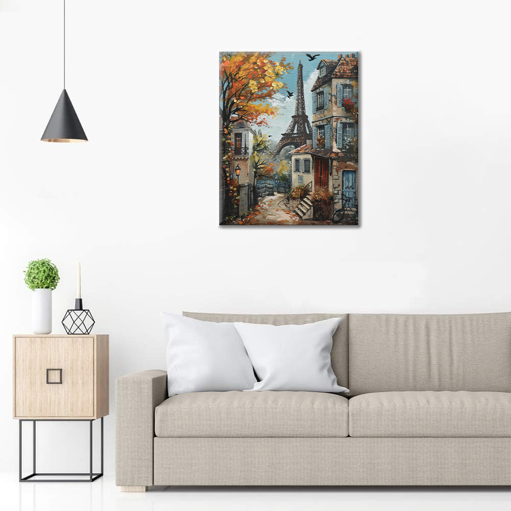 Paris en automne - Peinture par numéros