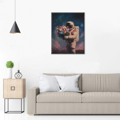 L'univers en plein essor des astronautes - Peinture par numéros