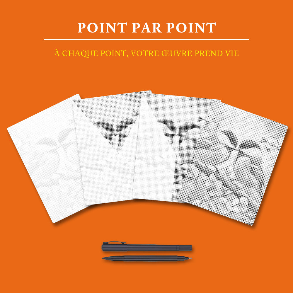 Inséparables - Peinture à Points