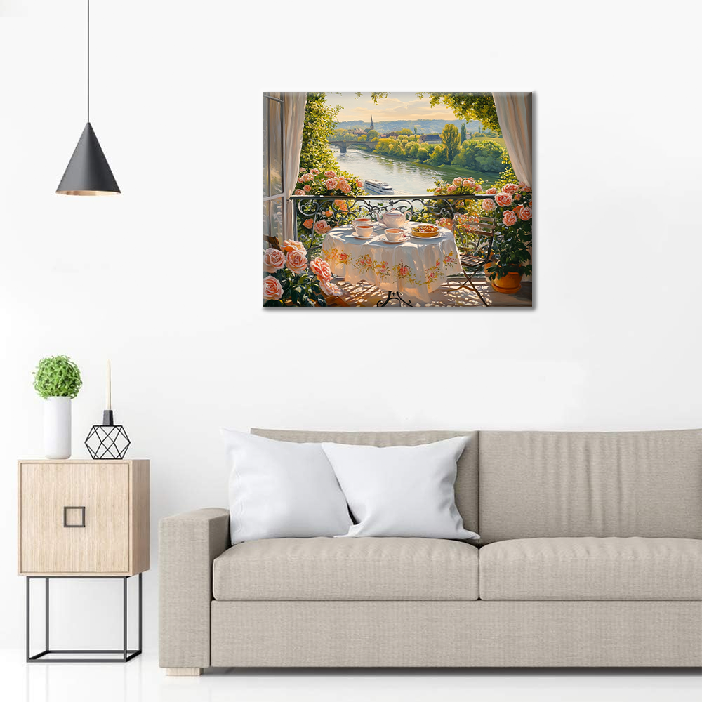 Thé de l'Après-Midi - Peinture par Numéros