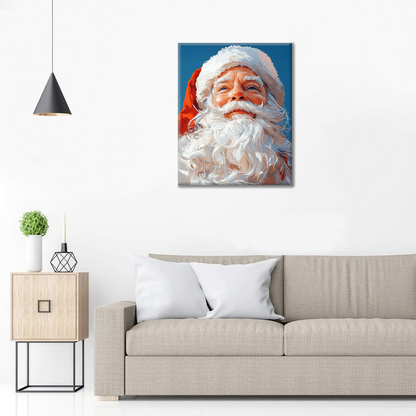 Le gentil Père Noël - Peinture par numéros