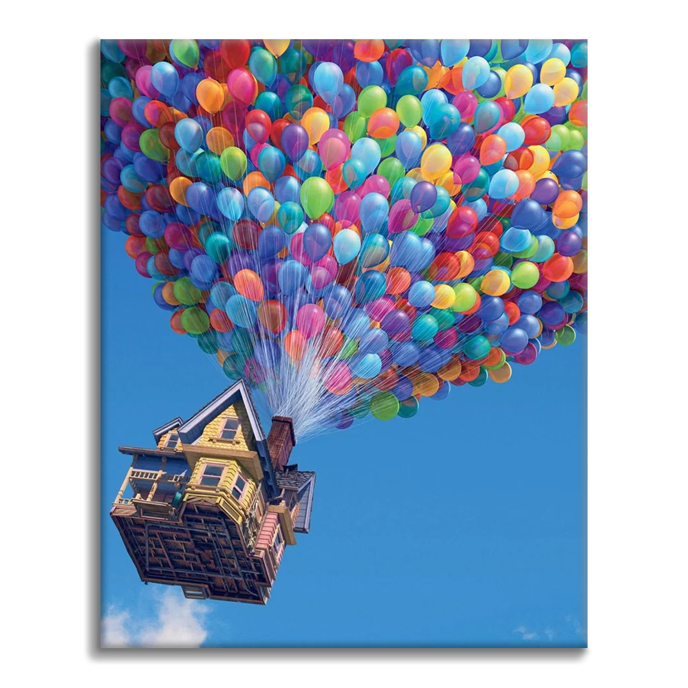 Ballon coloré – Peinture par numéros