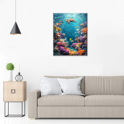 La vie marine – Peinture par numéros