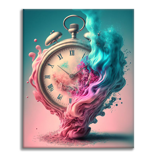 Le passage du temps – Peinture par numéros