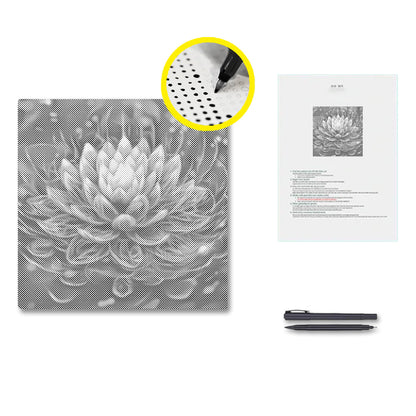 Fleur de lotus mystique - Peinture à points
