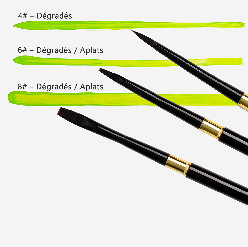 Pinceau professionnel amovible